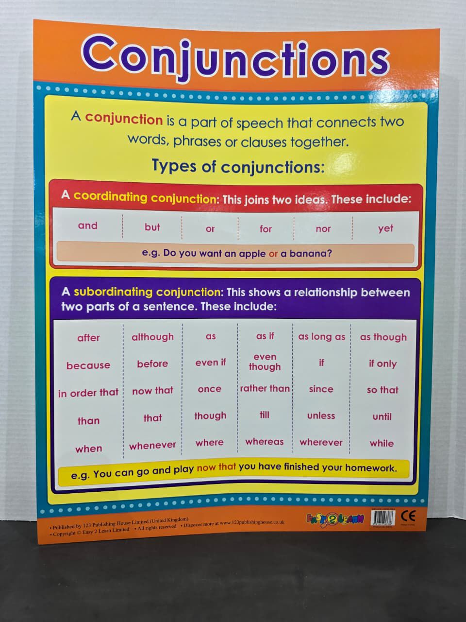 ENGLISH CHART BOARD  - ID E404