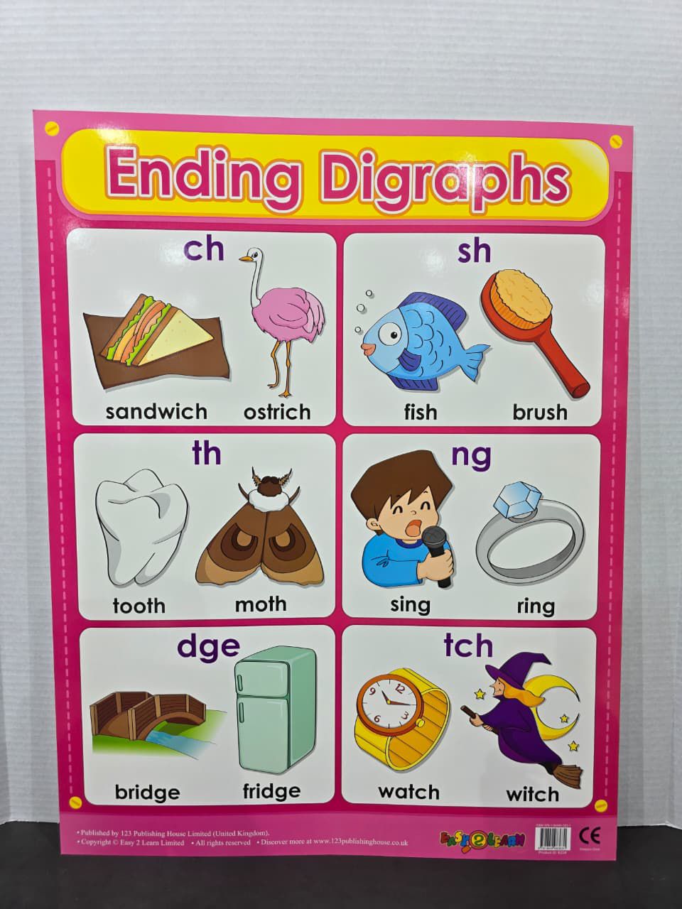 ENGLISH CHART BOARD  - ID E238