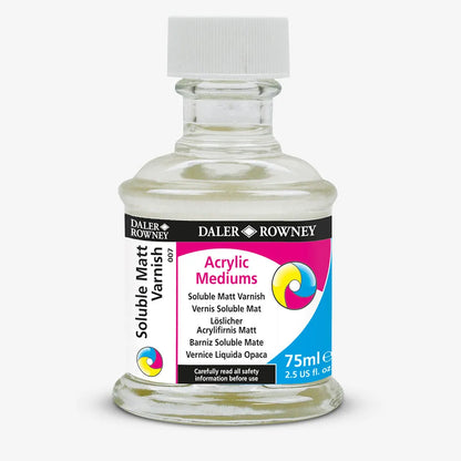 ACRYLIC MEDIUM SOLUBLE MATT VARNISH ( BRAND DALER ROWNEY ) 75ML