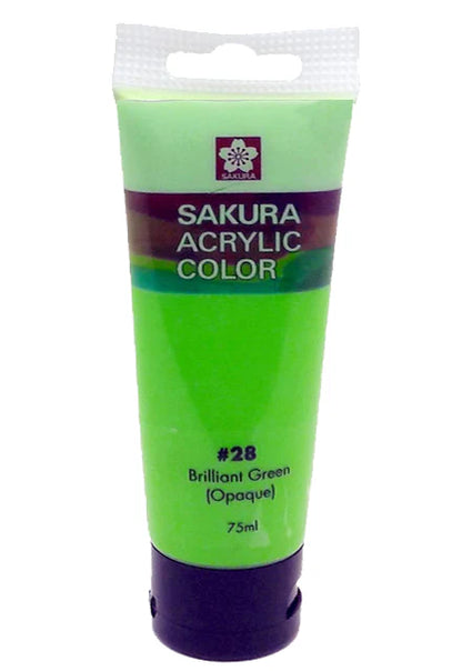 ACRYLIC COLOR ( BRAND SAKURA )  75ML TUBE