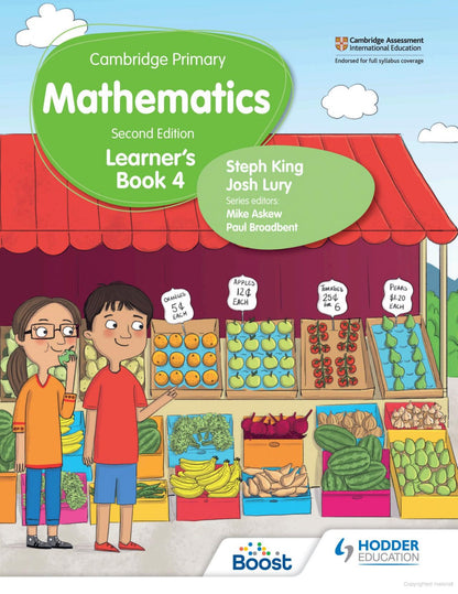 HODDER EDUCATION CAMBRIDGE PRIMARY MATHEMATICS 4 LEARNERS BOOK 2ND EDITION
