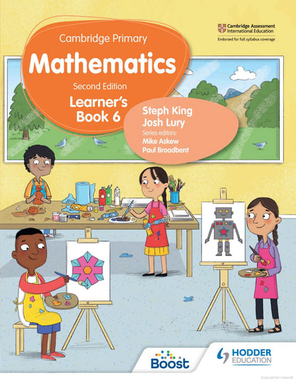 HODDER EDUCATION CAMBRIDGE PRIMARY MATHEMATICS 6 LEARNERS BOOK 2ND EDITION