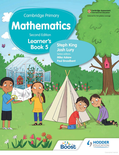 HODDER EDUCATION CAMBRIDGE PRIMARY MATHEMATICS 5 LEARNERS BOOK 2ND EDITION