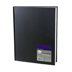 SKETCHBOOK  ( SIMPLY DALER ROWNEY ) Black case bound pad 14 x11 inch - 100gsm - 110 sheets