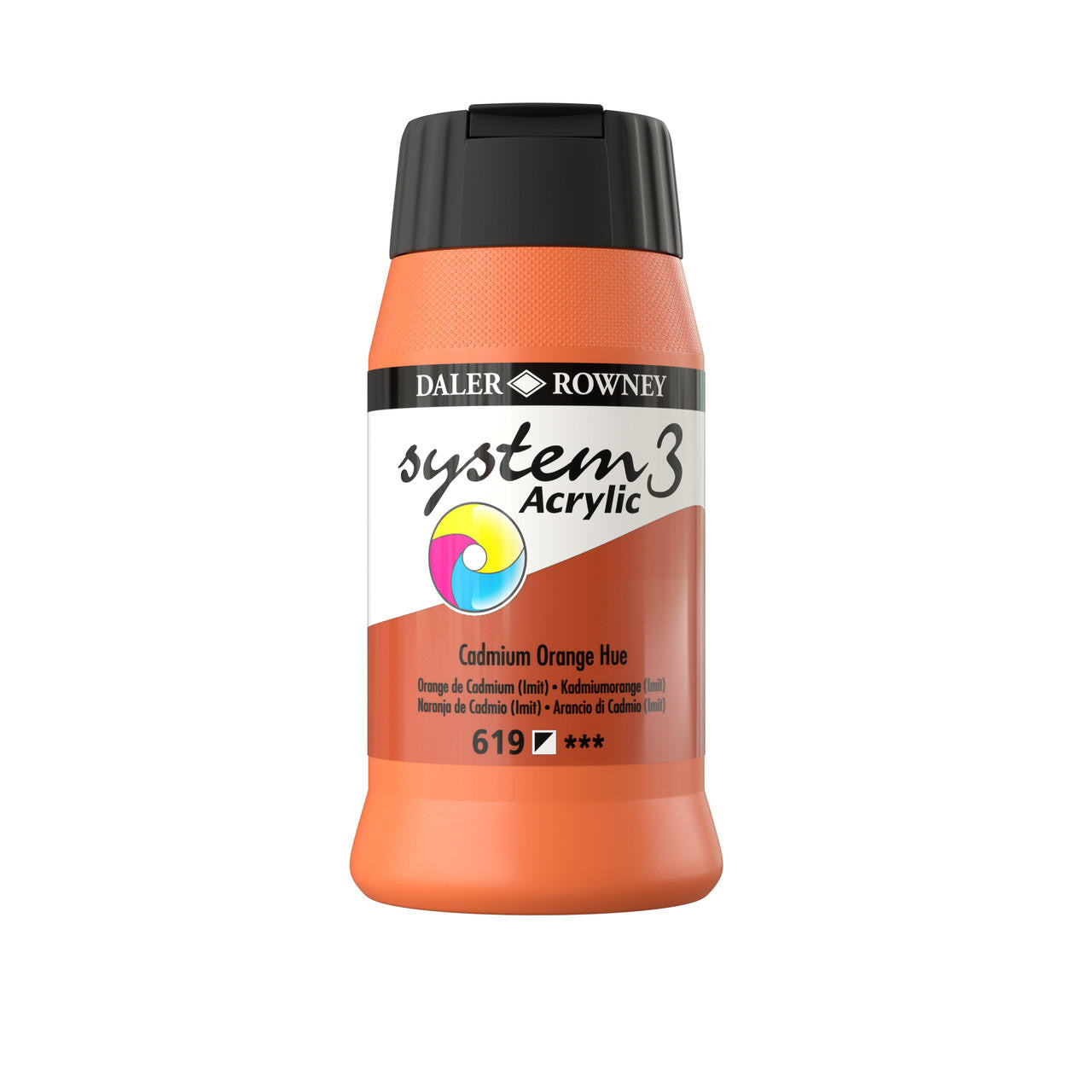 SYSTEM 3 ACRYLIC PAINT 500ML ( BRAND DALER ROWNEY )