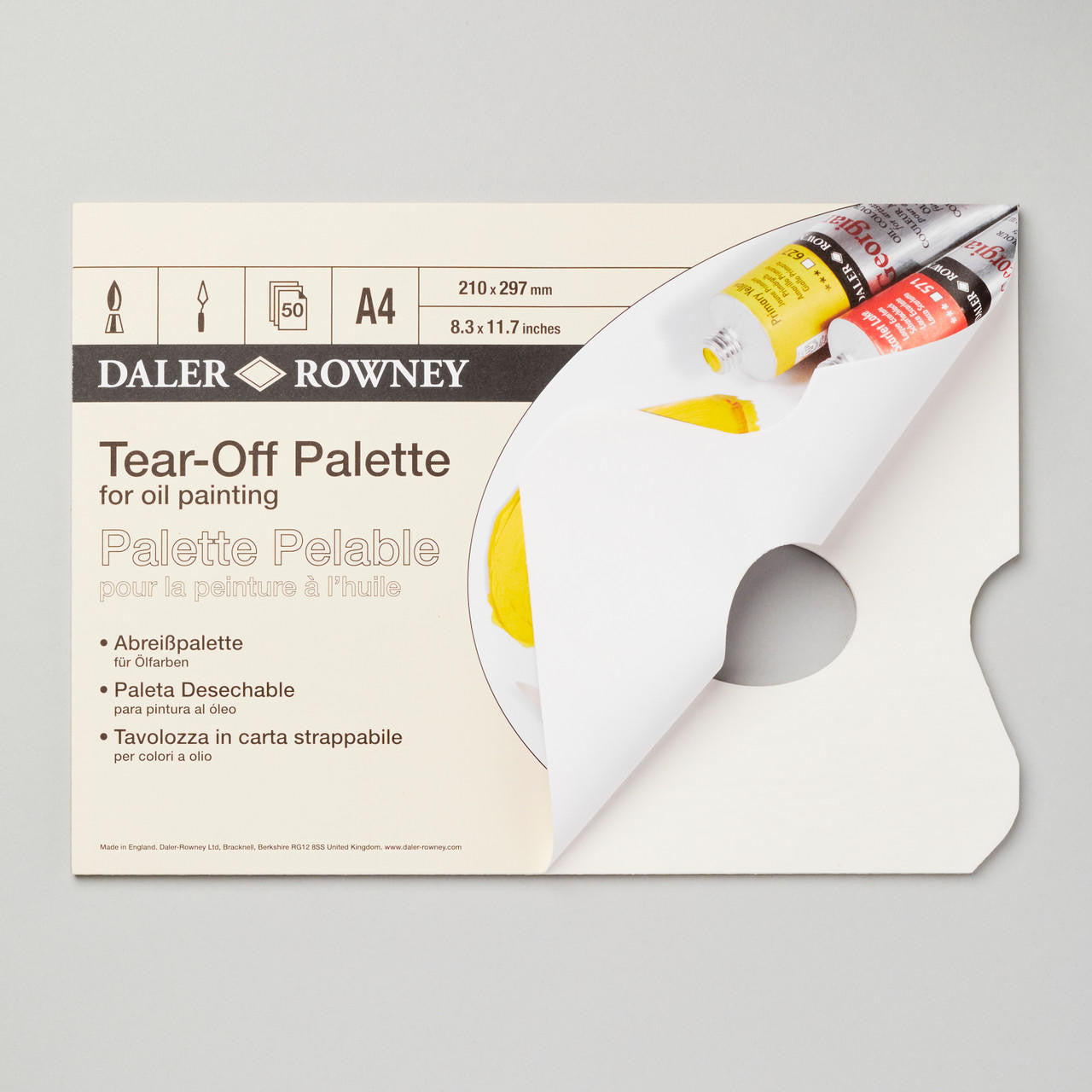 Daler-Rowney Tear-Off Palette (A4 Size)