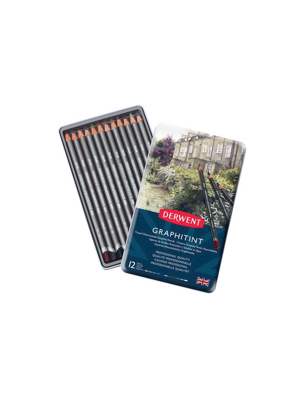 Derwent Graphitint Pencils (12 Tin)