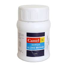 ACRYLIC GLOSS MEDIUM 500ml ( BRAND CAMEL )