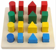 KIDS TOYS  GEOMETRIC SHAPES HEIGHTS