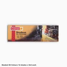 STUDENT OIL COLOR in 12shades X 9ml  ( BRAND CAMEL )