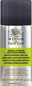 GENERAL PURPOSE HIGH GLOSS VARNISH 150ml ( BRAND WINSOR NEWTON )