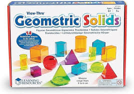 View-Thru Geometric Solids (14-piece set)