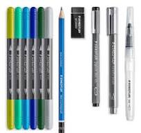 HAND LETTERING AND WATERCOLOR SET OF 11PCS ( BRAND STAEDTLER )