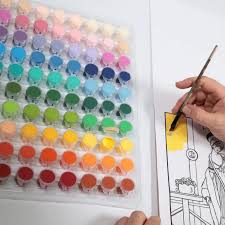 COLOUR PAINT PALETTE ( BRAND MONT MARTE ) 80 PCS VIVID COLORS