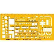 ACHITECH COMBINATION TEMPLATE ART NO.853779 ( BRAND ROTRING )