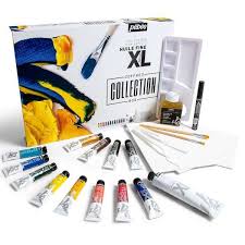 XL OIL PAINT  COLLECTION BOX SET of 23 (  BRAND PEBEO )