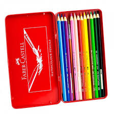 WATERCOLOR PENCIL 12colors ( BRAND FABER CASTELL )