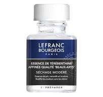 RECTIFIED TURPENTINE FINE ARTS QUALITY ( BRAND LEFRANCE BOURGEOUS ) 75ML