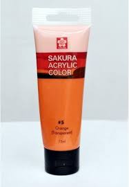 ACRYLIC COLOR ( BRAND SAKURA )  75ML TUBE