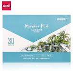 SKETCHBOOK MARKER PAD A4 110GSM 30SHEETS ( BRAND DELI )