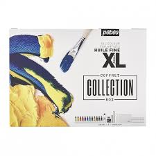 XL OIL PAINT  COLLECTION BOX SET of 23 (  BRAND PEBEO )