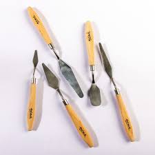 STAINLESS PALETTE KNIFE ( BRAND MONT MARTE ) SET OF 5