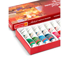 ARTIST ACRYLIC COLOR 20ML 12 SHADES ( BRAND CAMEL )