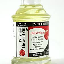 PURIFIED LINSEED OIL 75ml ( BRAND DALER ROWNEY )