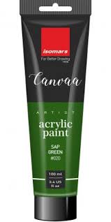 ACRYLIC PAINT CANVAA ARTIST SERIES ( BRAND ISOMARS ) 100ML