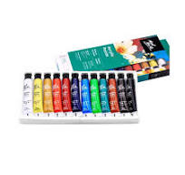 ACRYLIC PAINTS 12pc X 12ml ( BRAND MONT MARTE )