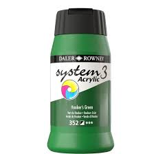 SYSTEM 3 ACRYLIC PAINT 500ML ( BRAND DALER ROWNEY )