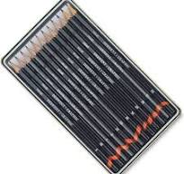 SKETCH PENCIL ( BRAND DERWENT ) GRAPHIC B- 9H 12 PIECES