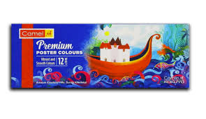 PREMIUM POSTER COLOR 12shades 15ml ( BRAND CAMEL )