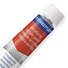 ACVRYLIC PAINT COLOR  12shades X 12ml  ( BRAND STAEDTLER )