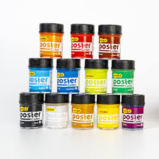 POSTER COLOR POSCO-02  12shades 15ml  ( BRAND COLOKIT ) NON TOXIC