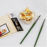 IMITATION GOLD LEAF 14X14 25sheets ( BRAND MONT MARTE )