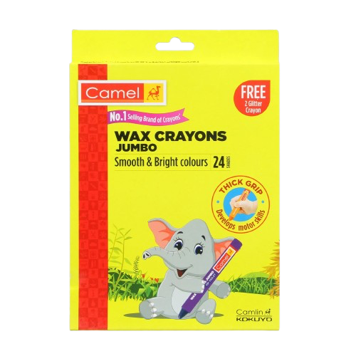 Camel Wax Crayons Jumbo – Vibrant Creativity for All Ages