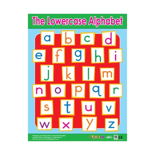 CHART BOARD ( THE LOWERCASE ALPHABET )