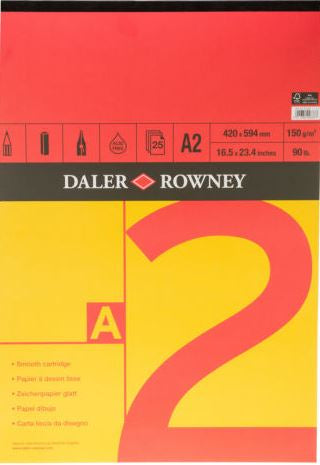 SKETCH BPAD A2 SIZE ( BRAND DALER ROWNEY )  150GSM