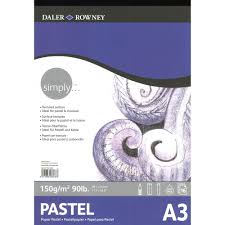 A3 PASTEL PAPER 150GSM ( BRAND SIMPLY DALER ROWNEY )