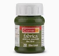 ACRYLIC ULTRA FABRIC PAINT 100ml ( BRAND CAMEL )