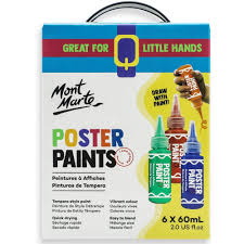 POATER PAINTS 6colors 60ml ( BRAND MONT MARTE )