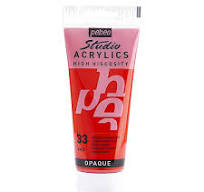 STUDIO ACRYLIC COLORS HIGH VISCOSITY 100ml  ( BRAND PEBEO )