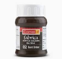 FABRIC ACRYLIC COLORS 500ml  ( BRAND CAMEL )