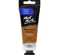 DIMENSION ACRYLIC PAINT TUBE  ( BRAND MONT MARTE ) 75ML