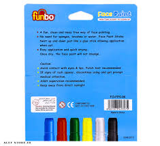 FACE PAINT STICKS 6 COLORS by FUNBO