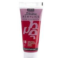 STUDIO ACRYLIC COLORS HIGH VISCOSITY 100ml  ( BRAND PEBEO )