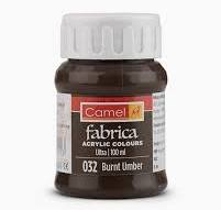 ACRYLIC ULTRA FABRIC PAINT 100ml ( BRAND CAMEL )