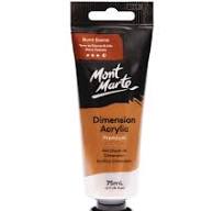 DIMENSION ACRYLIC PAINT TUBE  ( BRAND MONT MARTE ) 75ML