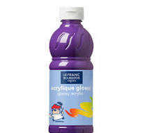 GLOSSY ACRYLIC ( BRAND LEFRANC BOURGEOISE ) 500ML